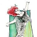 Green Opera with Red Hair -- 138
