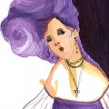 rococo purple hair -- 020